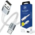 3mk Hyper Cable N-SERIES USB-A | USB-C 1m 9V|2A 18W | white Foto 1