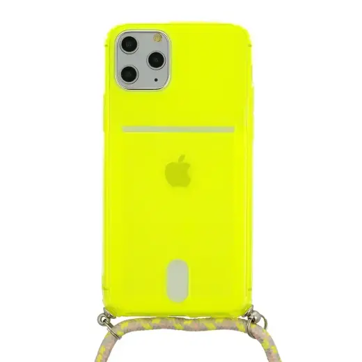 STRAP Fluo чехол для телефона iPhone 12 mini зелёный