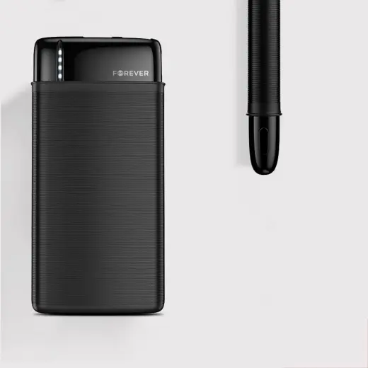 Forever power bank TB-100M 10000 mAh melns Foto 6
