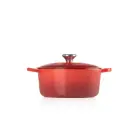Le Creuset Чугунная кастрюля круглая Ø26см / 5,3л красная Фото num
