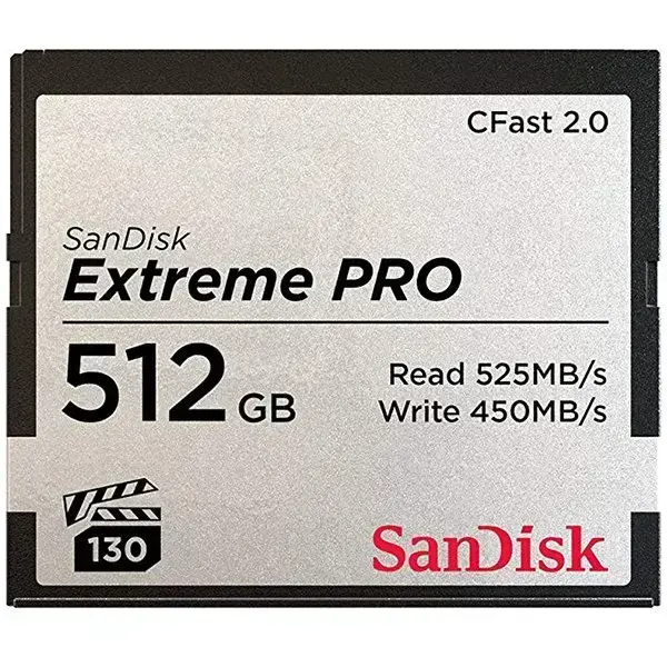 SANDISK Extreme PRO CFAST 2.0 512GB 525MB/s VPG130