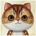 Nimmy Glasses Cool Cat phone case for iPhone 16 Pro brown Photo