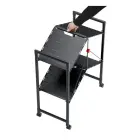 Folding shelf on wheels Quickboard / black — Photo 2