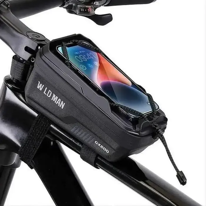 WILDMAN traveling bag for bike frame with zipper 1L (4 "- 7") GX200 green Photo