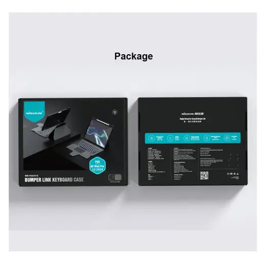 Nillkin Bumper Link Keyboard Case (Backlit Version) for iPad Pro 13 2024 Black Фото num