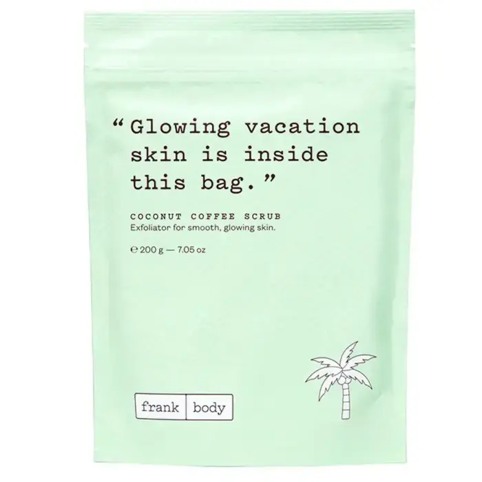 Frank Body, Coffee Coconut, Smoothing, Body Scrub, 200 ml