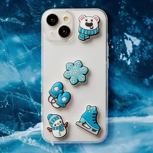 3D Sticker Snow 5pcs set Foto 4