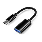 GoodBuy Adapter USB-A to Type-C 3.0 OTG Savienojums Melns (OEM) Foto 1