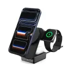 SPIGEN EF323MQ ESSENTIAL 3IN1 MAGNETIC MAGSAFE WIRELESS CHARGER 25W Qi2.2 BLACK Фото num