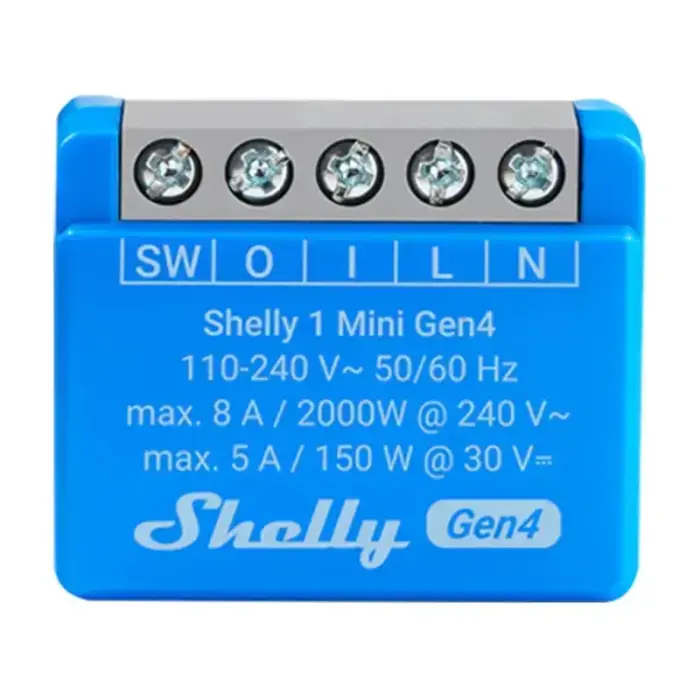 Shelly 1 Mini Gen4 Controller Zigbee/Matter