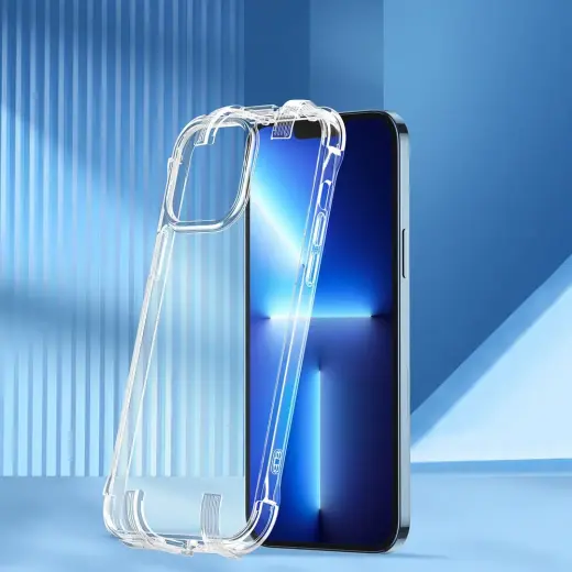 Joyroom Defender Series case for iPhone 13 Pro rugged housing with hooks kickstand transparent (JR-BP955) Фото num