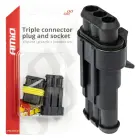 Connector plug and socket set AMIO-03519 — Photo 1