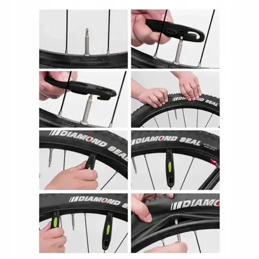 Rockbros QTB004 tire lever set - black (2 pcs in set) Foto 3