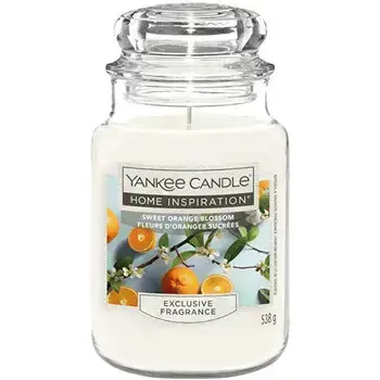 Yankee Candle Home Inspiration Candle Sweet Orange Blossom ( sladký pomerančový květ ) - Vonná svíčka 538.0g