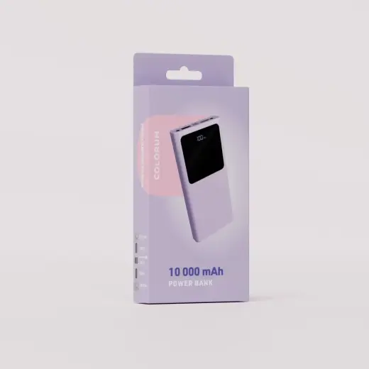 COLORUM Ārējais akumulators 10 000 mAh CPB10-09 xLavenda Foto 3