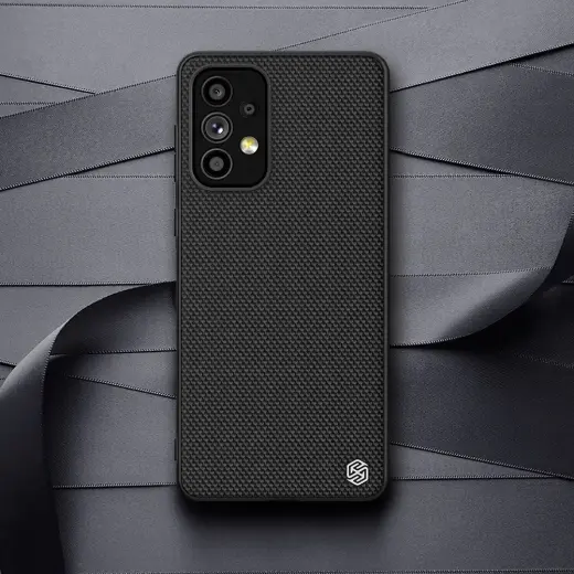 Nillkin Textured Case durable reinforced case with gel frame and nylon back for Samsung Galaxy A73 black Foto 11