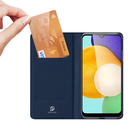 Dux Ducis Skin Pro Bookcase type case for Samsung Galaxy A03s blue Photo