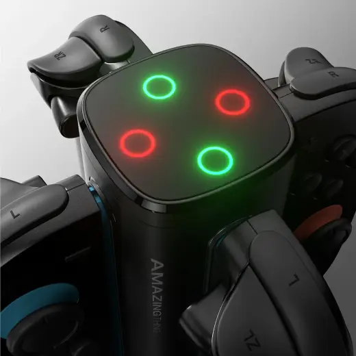 AmazingThing Thunder Pro PlayDock Charger for Nintendo Switch 2 Controllers - Black Foto 7