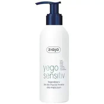 Ziaja Yego Sensitiv Soothing Face Wash Gel - Čisticí gel pro muže 200ml
