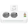 Listwa zasilająca Beline                  z podświetleniem LED 2xUSB-A|USB-C|2xAC biały Photo