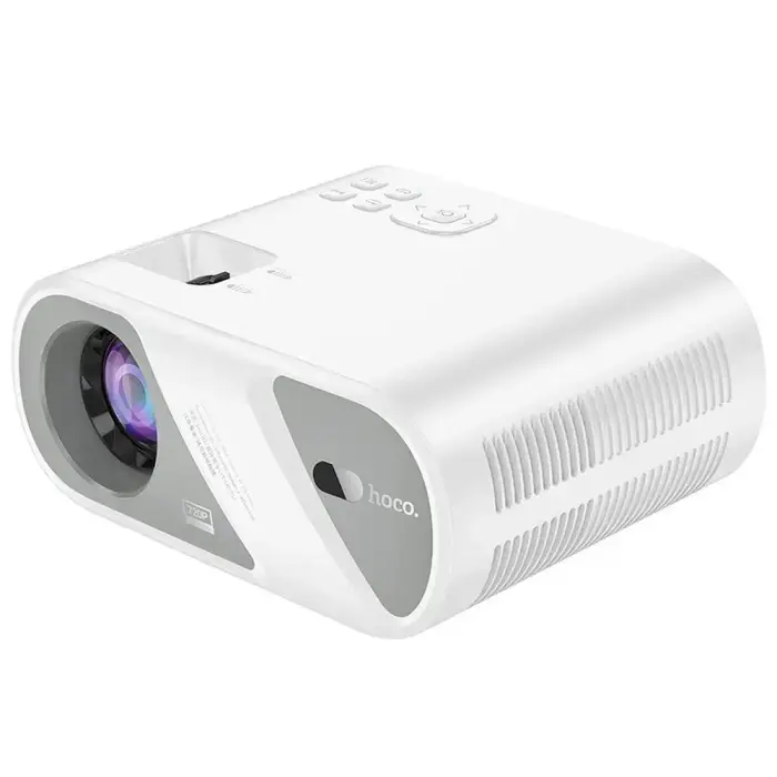 Projector HD Ready Hoco Wi-Fi Bluetooth 720P DT1 white Foto 8