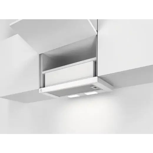 Electrolux izvelkams tvaika nosūcējs, 60 cm, balts Photo