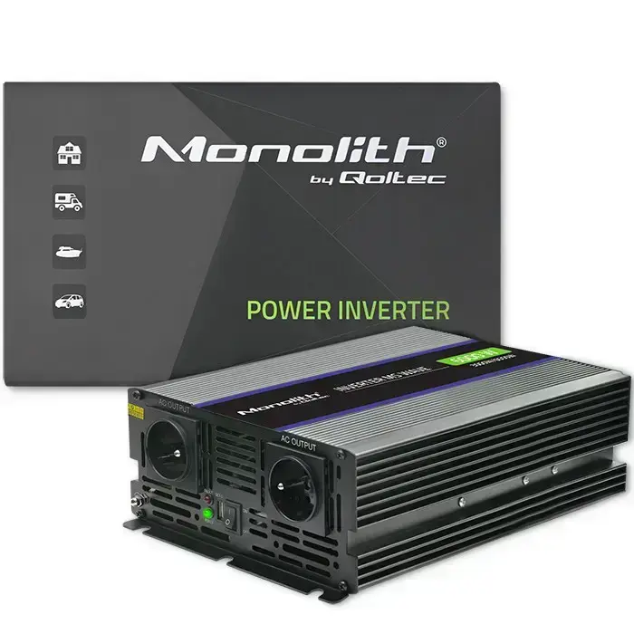 Qoltec Monolith voltage converter 6000 MS Wave | 12V to 230V | 3000/6000W | USB Foto 15