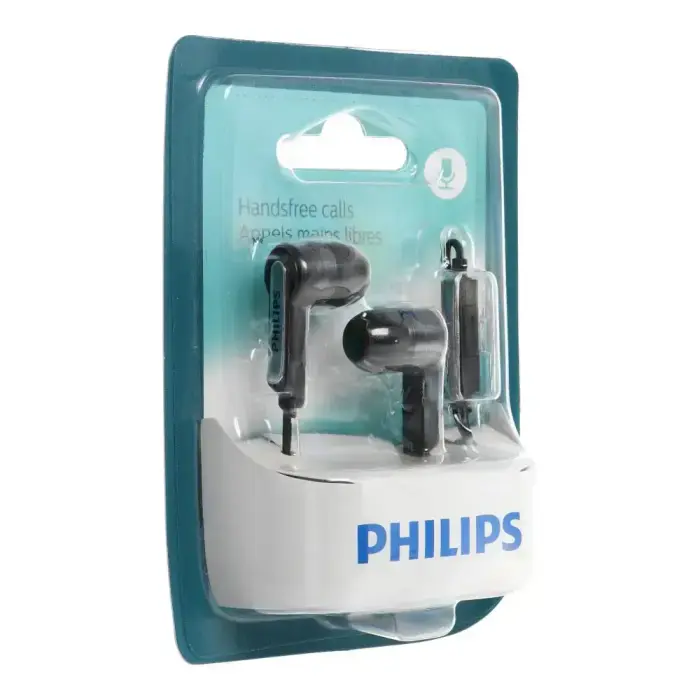 Wired earphones with microphone PHILIPS SHE1405BK/10 black Foto 3