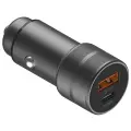 ENERGEA Alu Drive PD20+ automašīnas lādētājs | 38W | PD, QC | USB-A, USB-C | pelēks, gunmetal Foto 4