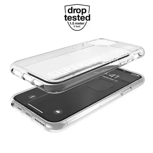 SuperDry Snap iPhone 11 Pro Max Clear Ca se biały|white 41580 Foto 4