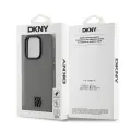 DKNY PU Leather Stack Logo Magsafe Case for iPhone 15 Pro Grey — Foto 5