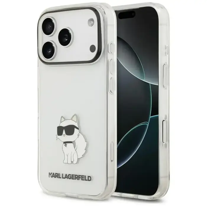 Case Karl Lagerfeld IML NFT Choupette for iPhone 18 Pro / 17 Pro transparent