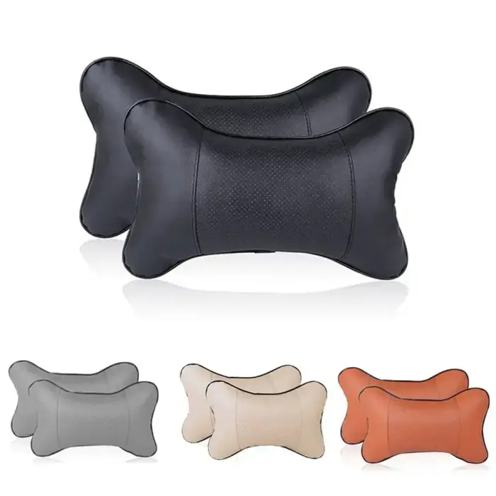 Car headrest pillow grey Foto 3