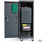 Qoltec Three-phase AVR MULTIPROTECTION voltage stabiliser | 20kVA | Accuracy ± 3% | 3-phase servo motor | LCD — Foto 6