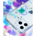 Kingxbar Lucky Series case decorated with original Swarovski crystals iPhone 12 mini transparent (Luck) Photo