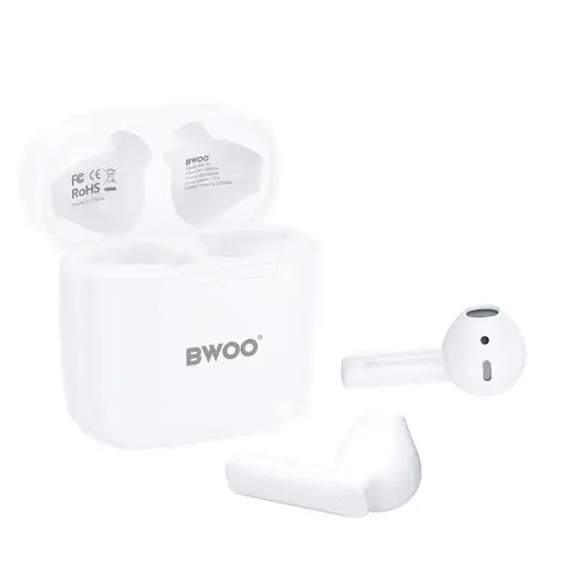 BWOO wireless TWS earphones BW94-WH white Foto 4