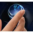 3MK HyperCar Charger FM Transmitter + Car Charger - 2xUSB-A + 1 TF Card Reader + Bluetooth Фото num