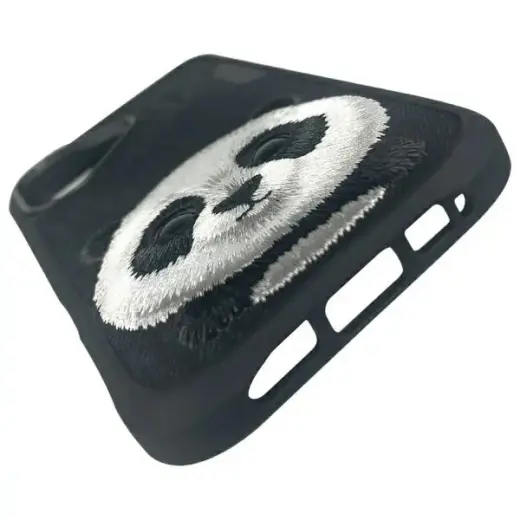 Nimmy Big Eyed Pet 2.0 Panda phone case for iPhone 16 black Photo