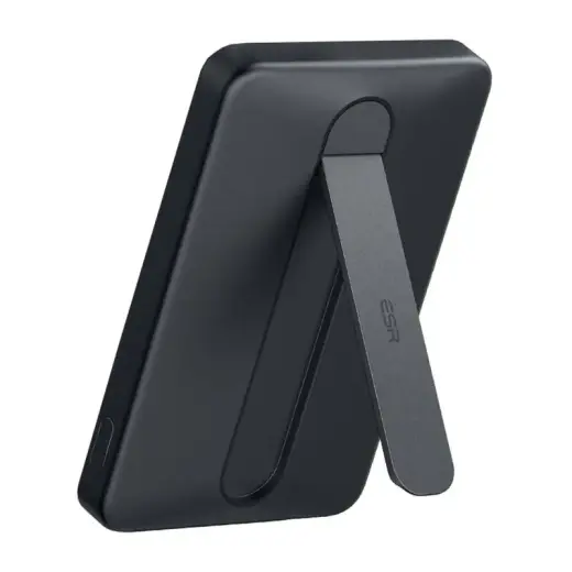ESR Qi2 MagSlim 5000 mAh магнитный внешний аккумулятор (powerbank) со стойкой (черный) Фото num
