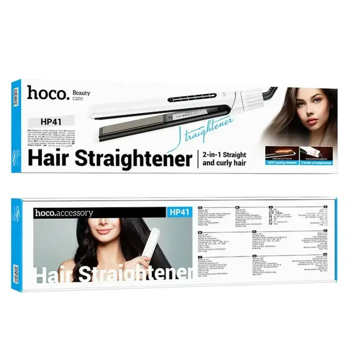 Hair straightener Hoco HP41 white Foto 10