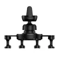 Gravity mount Vipfan H01 for ventilation outlet or dashboard, adjustable (black) Photo