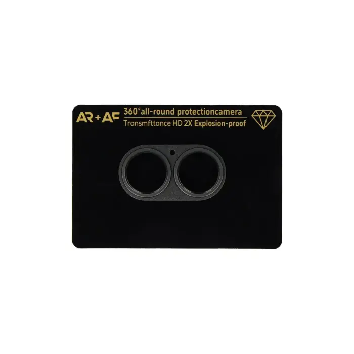 Aluminum Metal camera lens protector for iPhone 17 black