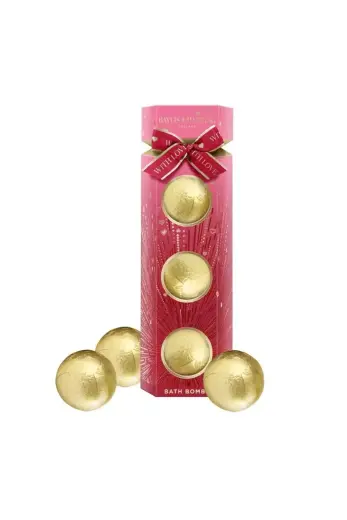 Debenhams Midnight Cherry Luxury Bath Bomb Trio Gift Set Photo