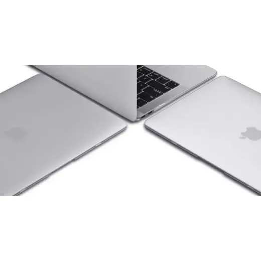 Tech-Protect SmartShell case for MacBook Air 13" M2 | M3 | 2022-2024 - transparent and glitter Foto 3