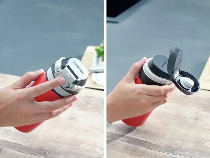 LEIFHEIT Термокружка Flip 350мл красная Фото num