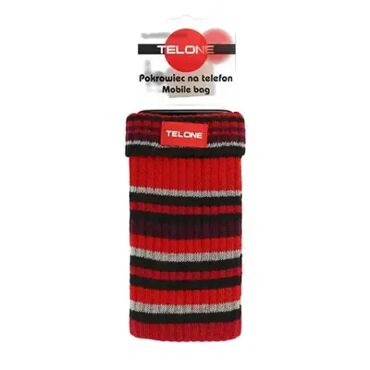 TelOne mobile phone sock with neck strap, stripes design 07 Photo