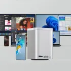 Orico MiniTower Docking Station with Hard Drive Bays for up to 56TB - Silver Foto 8