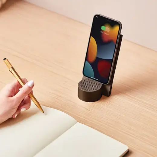 Lexon City Energy Pro 10W Wireless Charger with Bluetooth Speaker bronze LD145BZ Фото num