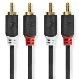 Kabelis Nedis 2x RCA - 2x RCA 2m