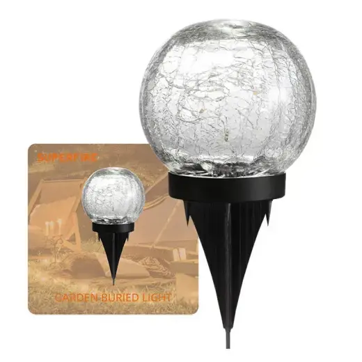 Garden solar lamp Superfire FF16-A, 600mAh Foto 2